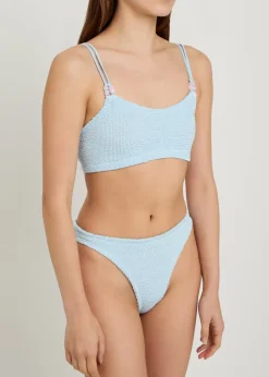 Cassie beaded crinkle bikini