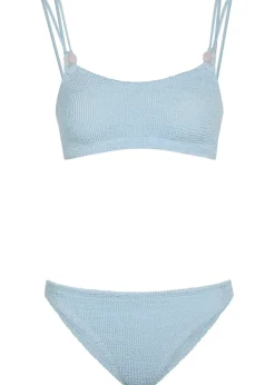 Cassie beaded crinkle bikini
