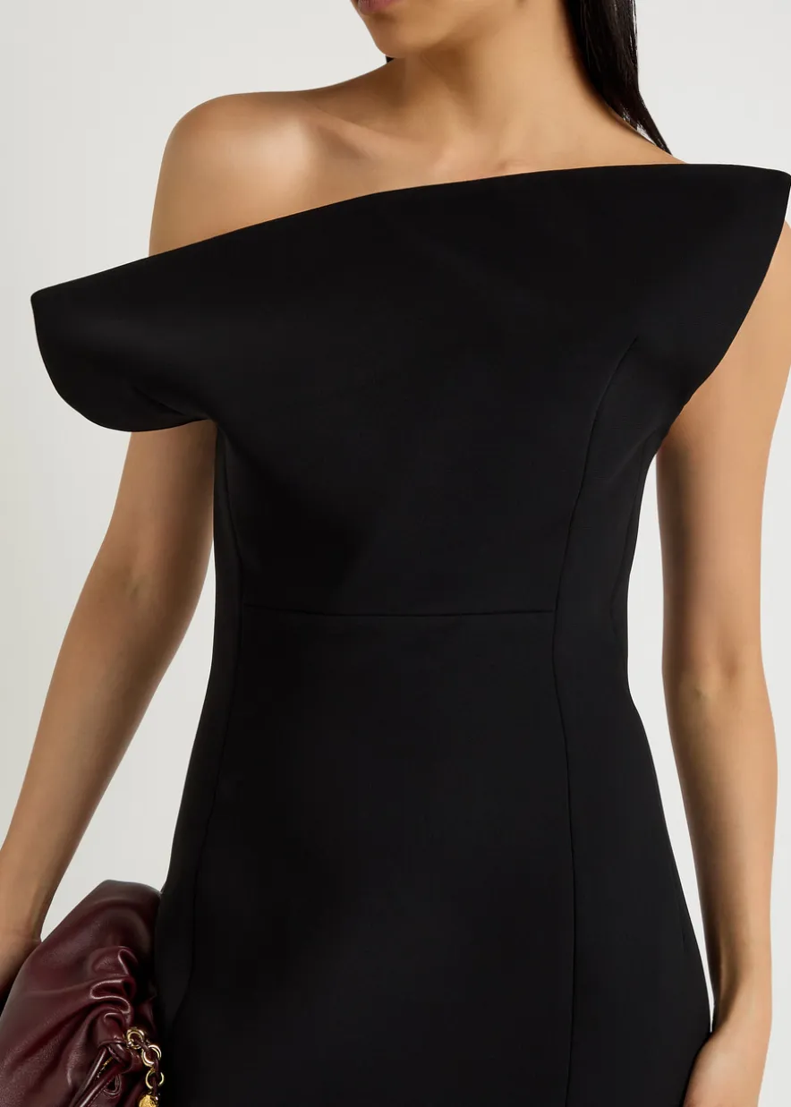 Cato strapless woven midi dress