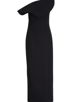 Cato strapless woven midi dress