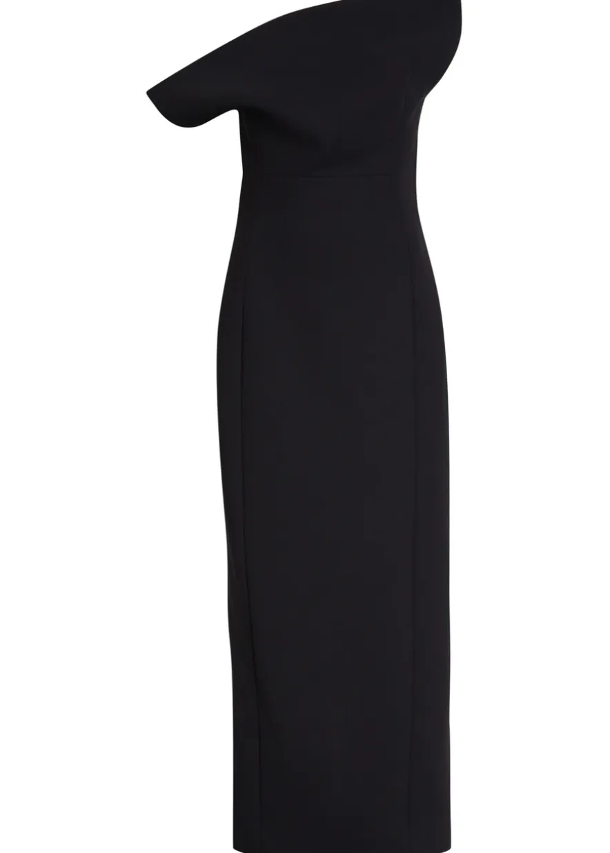 Cato strapless woven midi dress