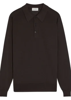Caverhill merino wool polo shirt