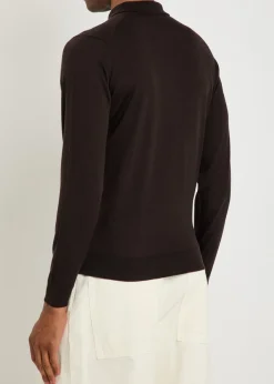 Caverhill merino wool polo shirt