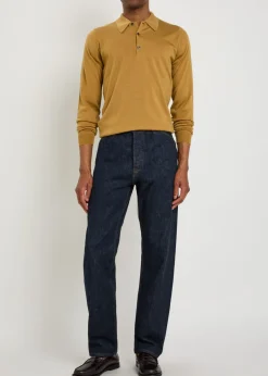 Caverhill merino wool polo shirt