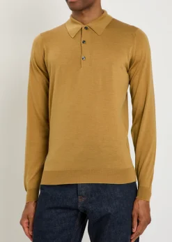 Caverhill merino wool polo shirt