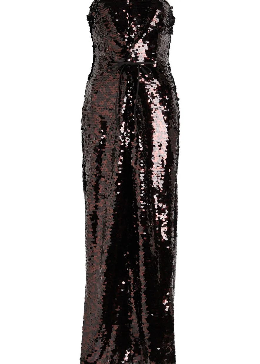 Cece strapless sequin-embellished midi dress