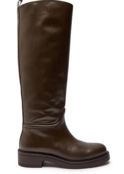 Celia leather knee-high boots