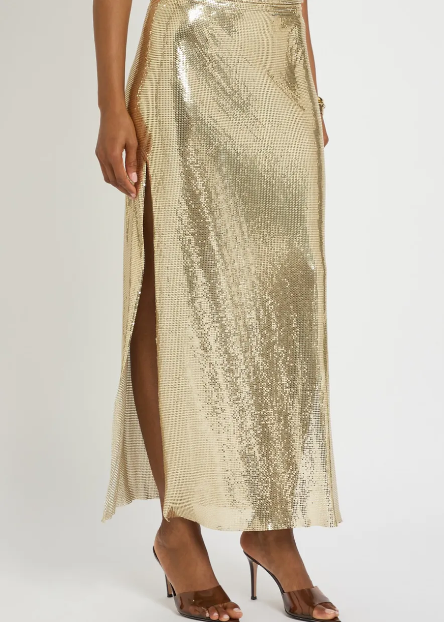 Chainmail maxi skirt