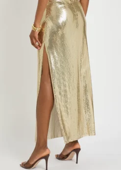 Chainmail maxi skirt