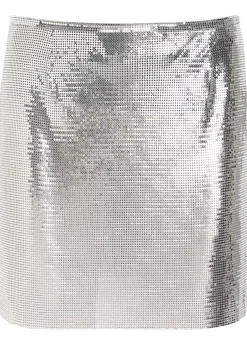 Chainmail mini skirt