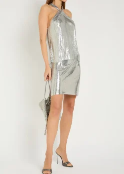 Chainmail mini skirt