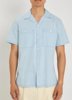 Chambray cotton shirt