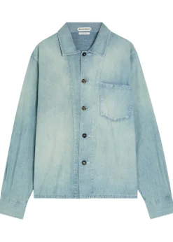 Chambray denim shirt