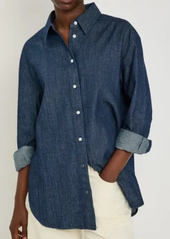 Chambray denim shirt