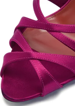 Chandelle 95 satin mules