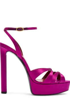 Chandelle 110 satin sandals