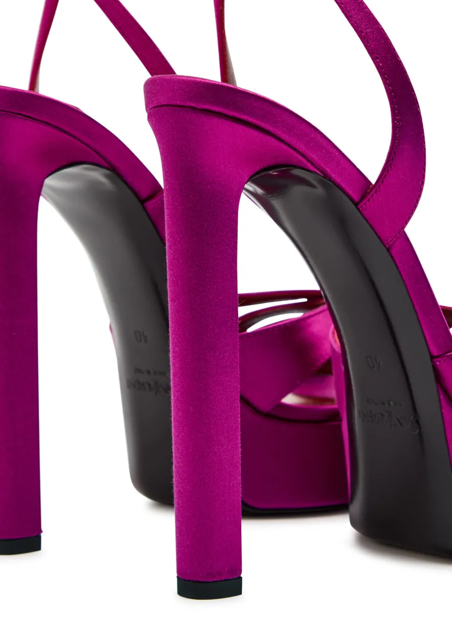 Chandelle 110 satin sandals