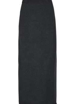 Charlotta cotton and cashmere-blend midi pencil skirt