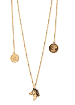 Charm-embellished necklace