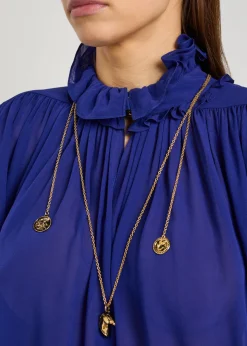 Charm-embellished necklace