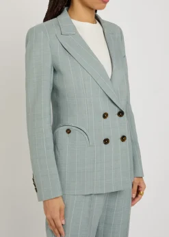 Charmer striped woven blazer