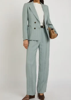 Charmer striped woven blazer