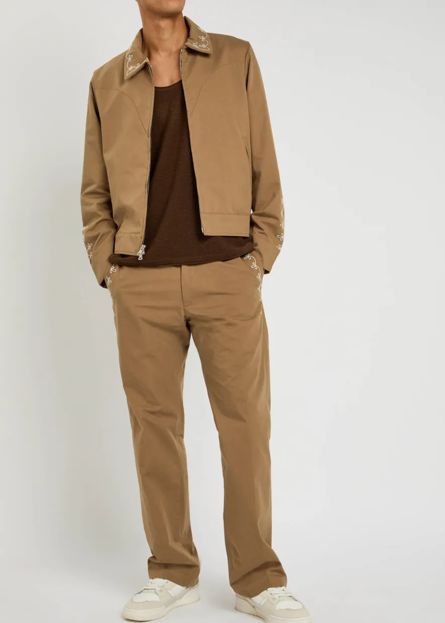 Charro embroidered cotton jacket