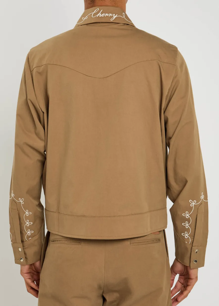 Charro embroidered cotton jacket