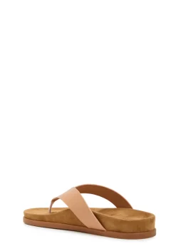 Charys Footbed leather flip flops