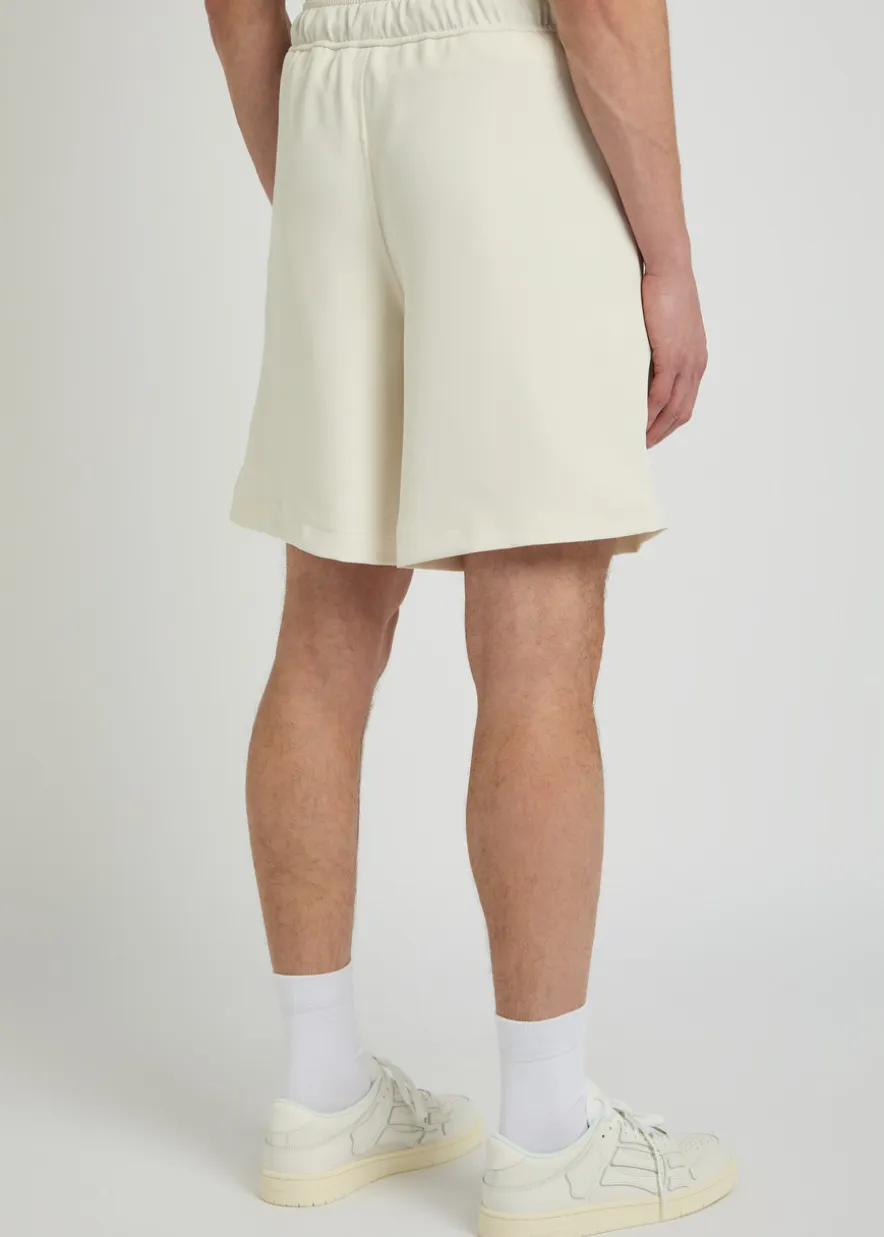 Chateau appliquéd woven shorts
