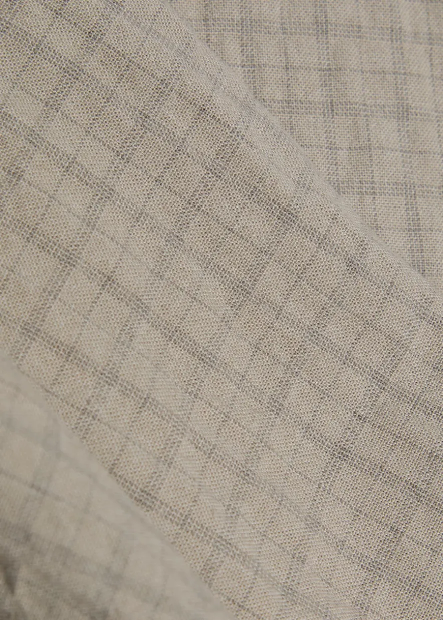 Checked cotton shirt