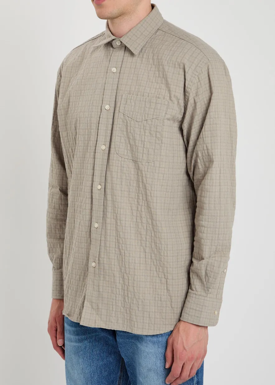 Checked cotton shirt