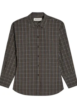 Checked cotton shirt