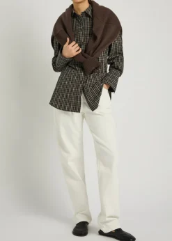 Checked cotton shirt