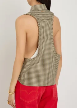 Checked cotton shirt