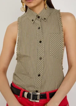 Checked cotton shirt