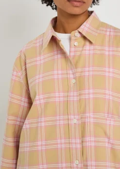 Checked flannel overshirt