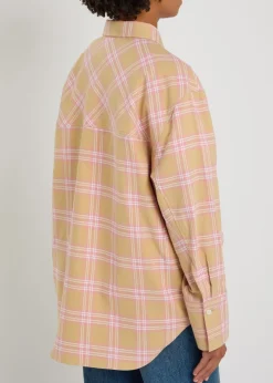 Checked flannel overshirt