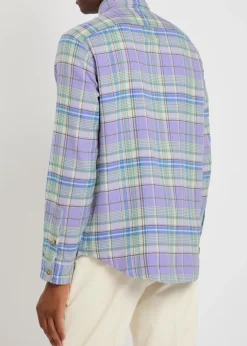 Checked flannel shirt