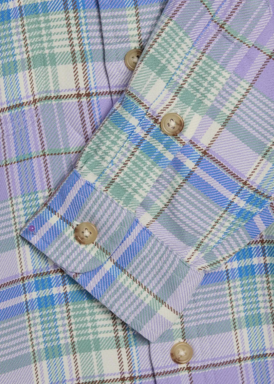 Checked flannel shirt