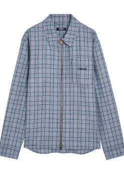 Checked wool shirt