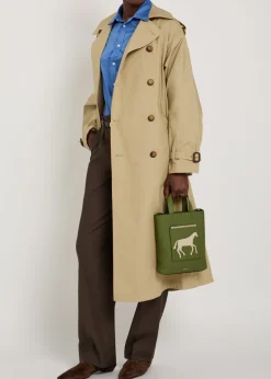 Chelsea belted stretch-cotton trench coat