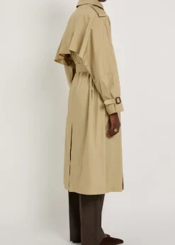 Chelsea belted stretch-cotton trench coat