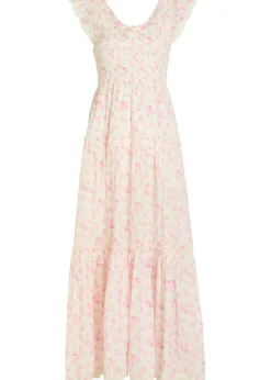 Chessie floral-print cotton maxi dress