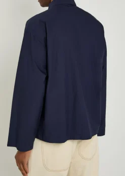 Chest patch pocket cotton shirt