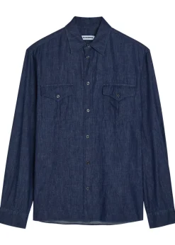 Chest pocket denim shirt