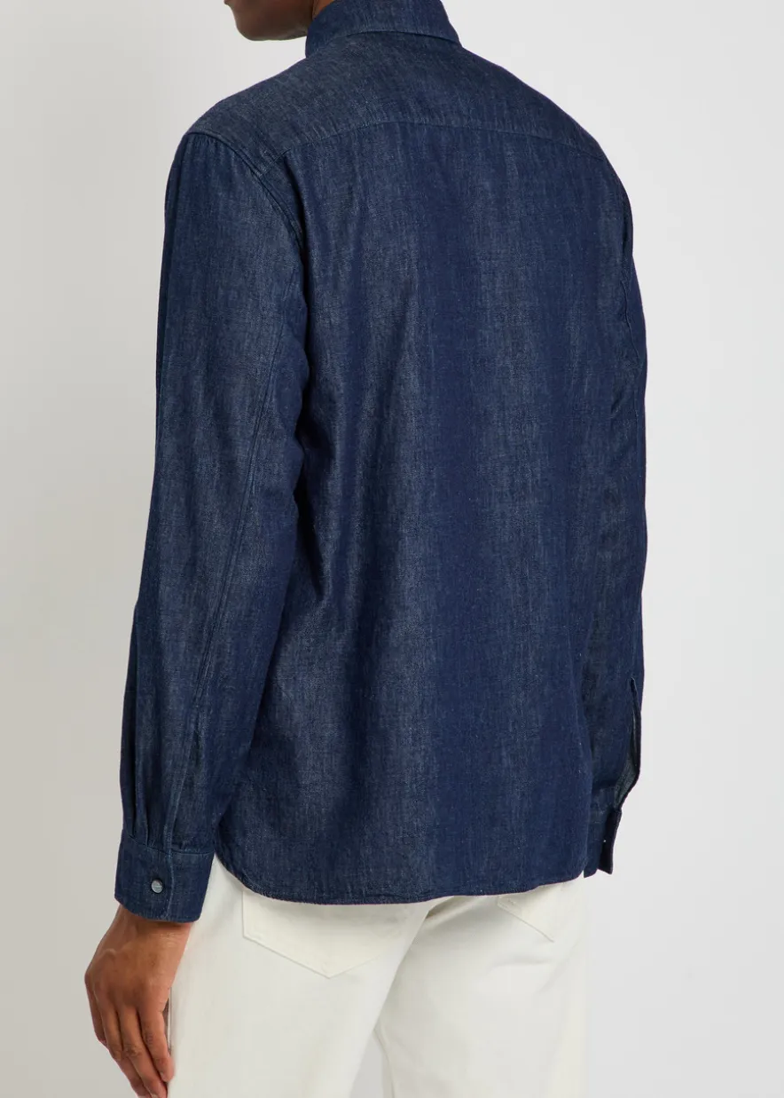 Chest pocket denim shirt