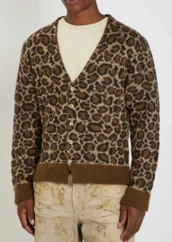 Chevy intarsia mohair-blend cardigan
