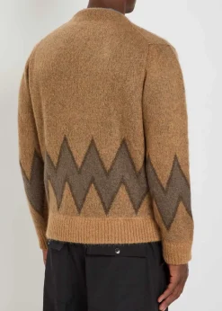 Chevy intarsia mohair-blend cardigan