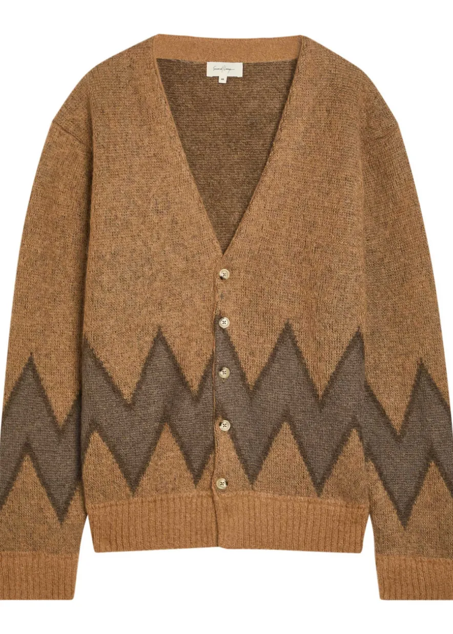 Chevy intarsia mohair-blend cardigan